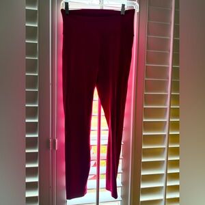 Lululemon Wunder Under Train High Rise 28” Pink Worn Once